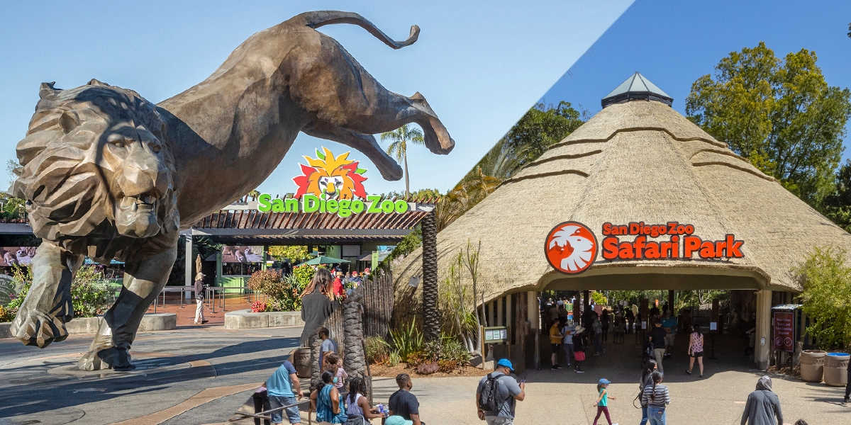 San Diego Zoo and San Diego Zoo Safari Park entrances