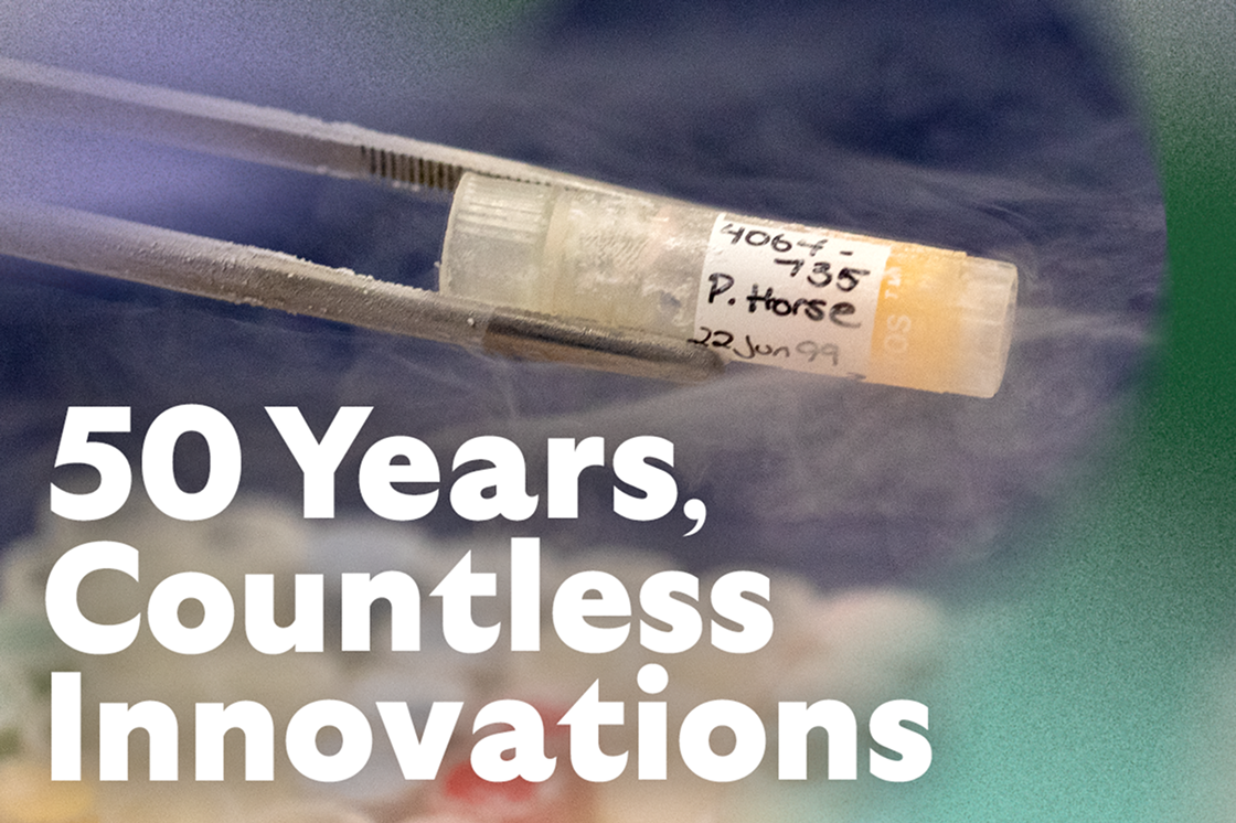 50 years, countless innovations - test tube image