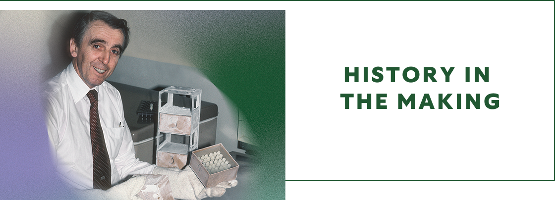 HISTORY IN THE MAKING - IMG OF SCIENTIST