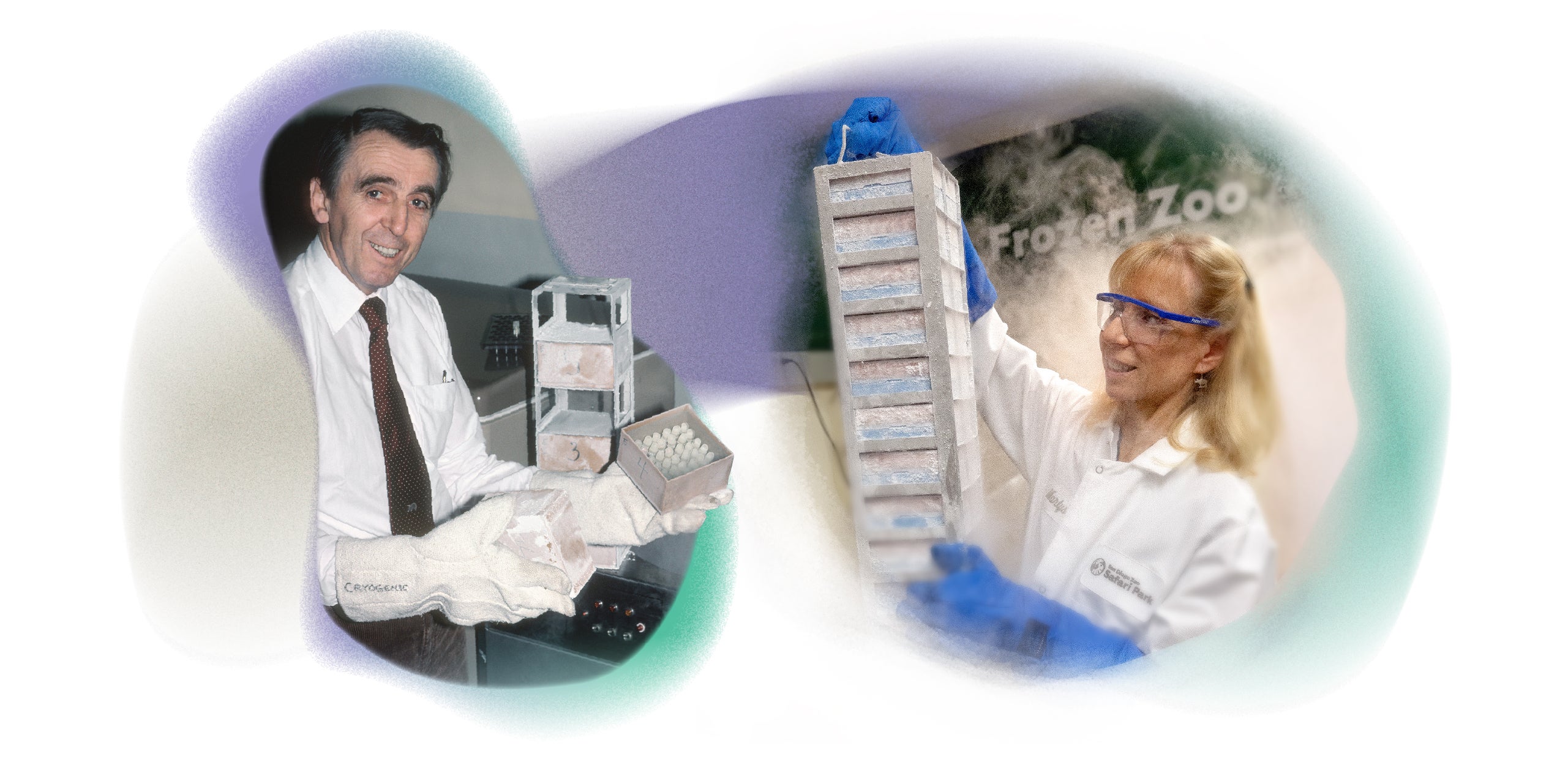 people with frozen zoo bio samples