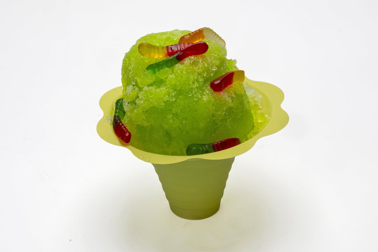 poison apple snow cone