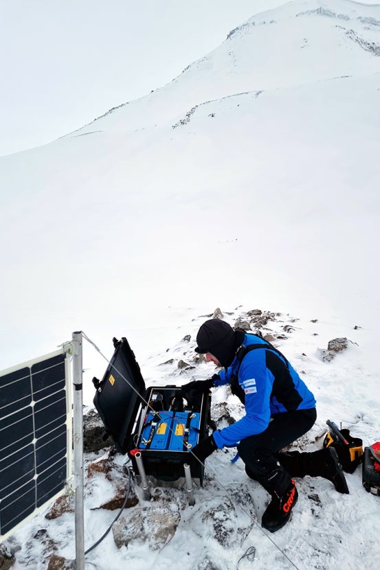 team working on deploying dencams